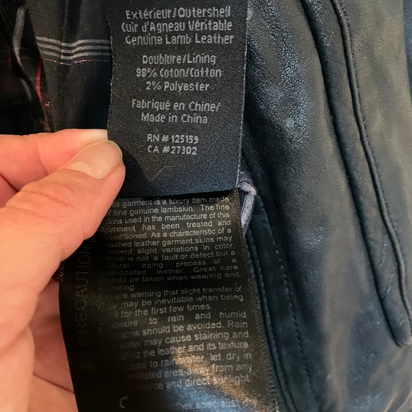 Mackage leather moto jacket - Picture 3 of 9